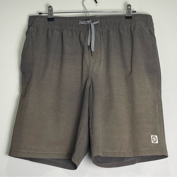 Linksoul Other - LINKSOUL Men's Shorts Elastic Waist Brown/Gray Stretch Faded Look Size XL